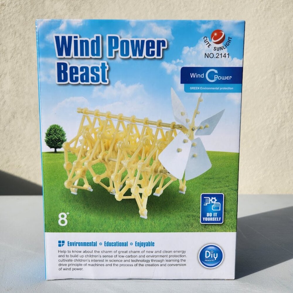 NEW STEM Wind Power Automaton Toy Science Energy Project Craft Kit Brand new